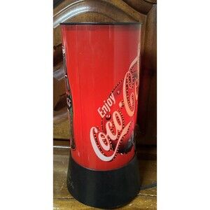 Coca Cola 12" Electric Lamp Can Light Bar Lamp Coke-Sparkling Spin Motion No cap